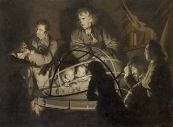 Filósofo dando uma palestra sobre o orrário, c.1768